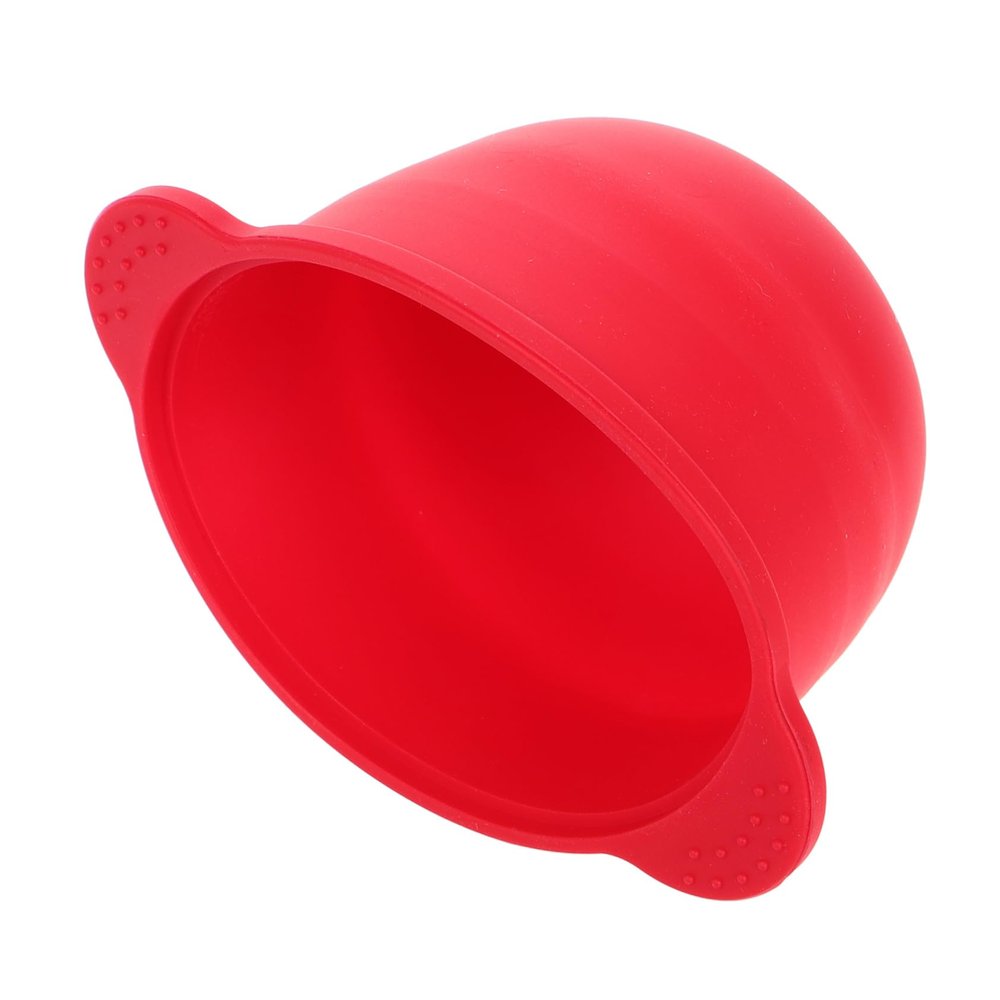 Beaupretty Silicone Mask Bowl for Facial Mask Mixing Non-stick Wax Heater Inner Pot for Waxing Machine Red Kitchen Accessories Hair Removal Wax Warmer Replacement Bowl