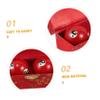 VALICLUD 2pcs Red Metal Hand Massage Balls for Fitness and Relaxation Elegant Appearance Fitness Handballs to Relax Hand Fatigue and Improve Grip Strength view 3