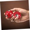 VALICLUD 2pcs Red Metal Hand Massage Balls for Fitness and Relaxation Elegant Appearance Fitness Handballs to Relax Hand Fatigue and Improve Grip Strength view 4