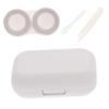 HAPINARY Portable Contacts Lens Case with Mirror and Tools for Clean and Safe Storage, Lightweight ABS and Glass Contact-Lens Box Suitable for Suitcase or Bag view 1