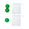 PACKOVE Portable Peanut Massage Ball for Face and Shoulder Pain Relief, TPE Material Fascia Ball Massager for Deep Tissue Muscle Training and Stress Relaxation in Fitness and Wellness view 1
