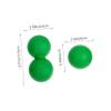 PACKOVE Portable Peanut Massage Ball for Face and Shoulder Pain Relief, TPE Material Fascia Ball Massager for Deep Tissue Muscle Training and Stress Relaxation in Fitness and Wellness view 2