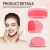4PCS Silicone Wax Warmer Liner, Silicone Wax Pot, Used for Hair Removal or Face Masks, Silicone Bowl,Silicone Mask Bowl (Clear) view 3