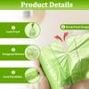 100 Counts 30L Biodegradable Bin Liners, Tie Handle, 8Gallon/30 Litre Compostable Food Waste Garbage Bags Trash Caddy Liners, Recycling Degradable Rubbish Bag for Kitchen Bathroom Garden Green 60x74cm view 4