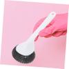 Alipis Kitchen Cleaning Brush Multi-functional Dish and Pan Scrubber Long Handle Cleaning Pot Brush with Replaceable Ball, Pp and Steel Wire, for Pots and Pans view 4
