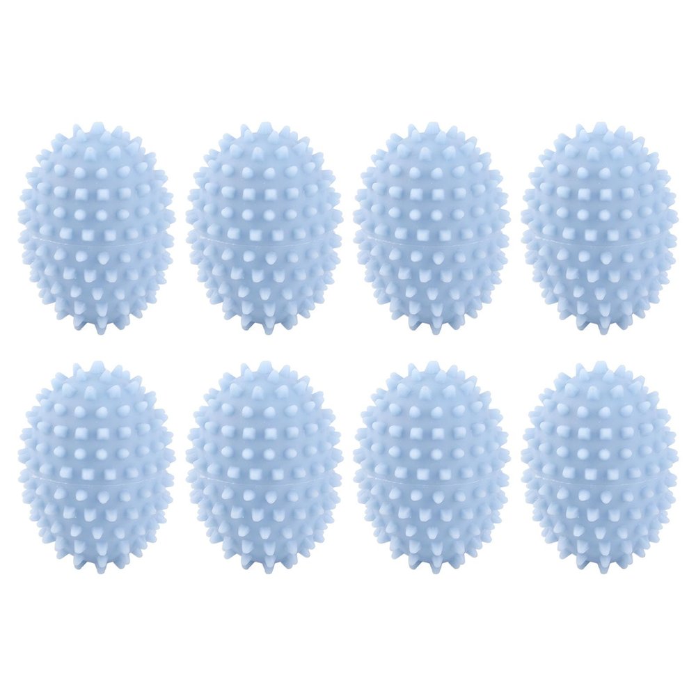 8PCS Laundry Balls for Dryer, Pvc Dryer Balls for Pet Hair Depilation Hedgehog Dog Hair Remover for Washing Machine