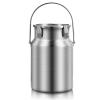 10L Stainless Steel 304 Milk Can for Liquid & Solid Storage, Transport Bucket with Sealed Lid & Unique Handle, Wine Pot, Dairy Jug, Versatile Container view 1