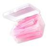 40Pcs Interdental Brush Floss Push-Pull Teeth Brushes Handheld Outdoor Oral Hygiene Tool Household Holiday Pink 0.7mm view 3