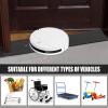 Threshold Ramp, 90cm Self Adhesive PVC Rubber Kerb Strip with 4 Holes, 1.5/2cm Height Door Step Ramp for Wheelchair (Black, 1.5cm) view 2