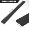 Threshold Ramp, 90cm Self Adhesive PVC Rubber Kerb Strip with 4 Holes, 1.5/2cm Height Door Step Ramp for Wheelchair (Black, 1.5cm) view 4