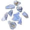 SUPBEI Rough Blue Lace Agate, Healing Crystal Stone for Tumbling, Cabbing, Fountain Rocks, Decoration,Polishing, Wire Wrapping, Wicca Reiki Crystal Healing,150g view 1
