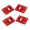 DEARMAMY 4pcs Floor Brush Handle Connector Plastic Broom Attachment Part Secure Connection Enhanced Efficiency for Tile and Grout Cleaning view 1
