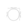 CALLARON 22 Inch Pu Solid Wheelchair Tire Replacement with Wear Resistance and Solid Design, Suitable for Manual Wheelchair Front and Rear Wheels for Reliable Mobility view 2