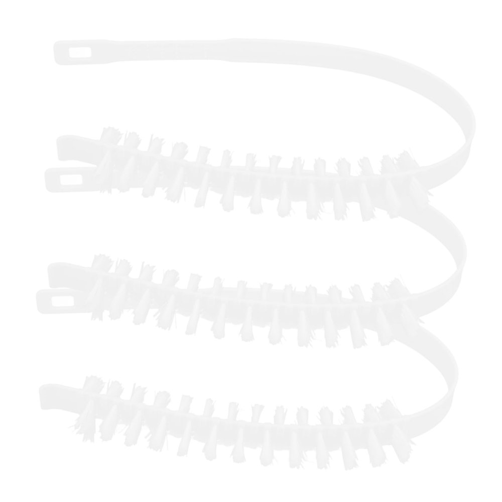 Veemoon Washing Machine Cleaning Brush Set with Nylon Bristles 3pcs Effective Washer Drum and Air Conditioner Crevice Cleaner and Delicate Workmanship, Suitable for Home Use