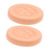 SOLUSTRE Brown Sugar Softener Disc and Reusable Sugar Softening Disk Terracotta Moisture Keeper for Food Storage Containers Kitchen and Bakery 2pcs view 1