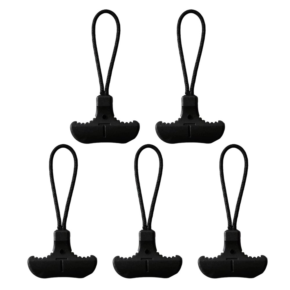 DIIOOMIEEU Zipper Pull Zipper Extender Replacement Luggage Paracord Zipper Pull T Shape Large Size Tab Extension Cord Fixer