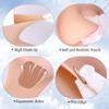 YEEFAIRY Silicone Crossdresser Breastplate Fake Boobs 9-Point High Neck Bodysuit Female Appearance for Transgender Artificial Tube & Hole Longwear Prosthesis Suit (D Cup, Bronze, Gel Filler) view 4