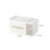 Anneome Mobile Phone Holder Storage Box Tissue Box Cover Plastic Desktop Tissue Case for Home Office view 2