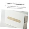 Anneome Mobile Phone Holder Storage Box Tissue Box Cover Plastic Desktop Tissue Case for Home Office view 3