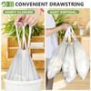 66 Count-Small Trash Bags, 4 Gallon Trash Bag Drawstring,Gray White Bathroom Garbage BagsTear-Free Garbage Bags Plastic Wastebasket Liners for Toilet Home Office and Bedroom view 4
