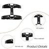 2 Pcs Garter Belt,Black Adjustable Women's Leg Suspenders Anti-Slip Clip Elastic Legs Belts Clothing Accessories Sexy Suspender Garters Harness Straps for Thigh-High Socks,for Lingerie or Cosplay view 3
