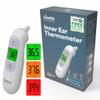 Kinetik Wellbeing Inner Ear Thermometer Colour Coded Body Temperature Thermometer for Adults, Kids, Baby - Age-Exact Fever Alert, 1 Second Infa-Red Reading - Digital Medical Device Used by the NHS view 1
