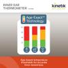 Kinetik Wellbeing Inner Ear Thermometer Colour Coded Body Temperature Thermometer for Adults, Kids, Baby - Age-Exact Fever Alert, 1 Second Infa-Red Reading - Digital Medical Device Used by the NHS view 4