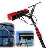 Solar Panel Cleaning Brush,Pole Fed,Telescopic Pole Window Cleaning for Photovoltaic Panel Cleaning Truck for Window Glass Wall-36ft,35cmbrushhead-7.2M/24FT view 1