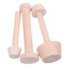 Alipis Wooden Egg Tart Molds Set 3pcs Mini Pie and Tartlet Bakeware with Double-Sided Tamper Kitchen Baking Tools for Pastry Dough and DIY Dessert Preparation view 1