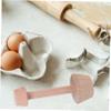 Alipis Wooden Egg Tart Molds Set 3pcs Mini Pie and Tartlet Bakeware with Double-Sided Tamper Kitchen Baking Tools for Pastry Dough and DIY Dessert Preparation view 3