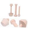 Alipis Wooden Egg Tart Molds Set 3pcs Mini Pie and Tartlet Bakeware with Double-Sided Tamper Kitchen Baking Tools for Pastry Dough and DIY Dessert Preparation view 4