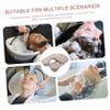NIYANGLE Neck Rest for Salon Hair Styling Practical Grooves Design, Easy to Put on Shoulder PVC Neck Tray for Hair Washing and Perming, Suitable for Professional Salon and Home DIY Use view 3