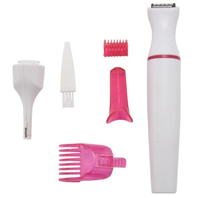 Agwuoetr 5 in 1 Hair Removal Shaver Female Electric Shaving Machine Trimmer for Eyebrow Face Underarm Bikini Hair Removal