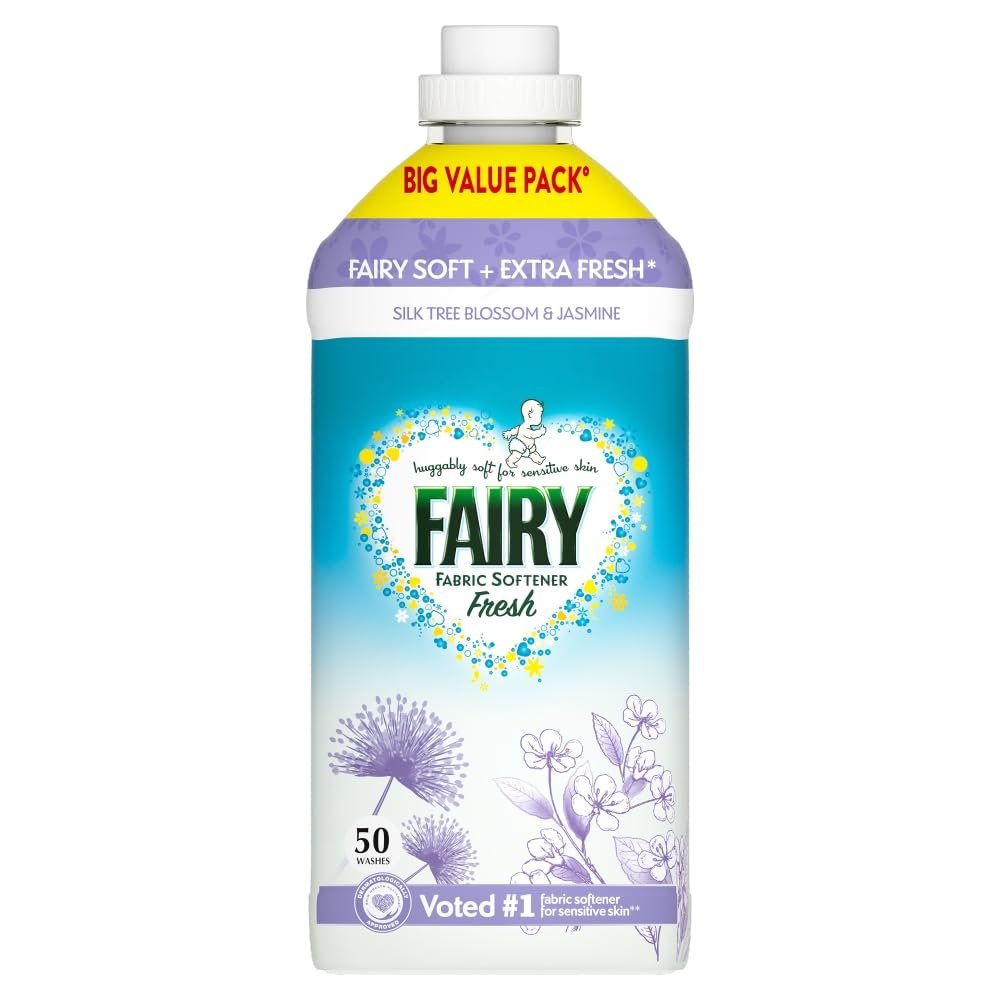 Fairy Fabric Conditioner Silk Tree Blossom & Jasmine, 1.65L