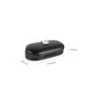 DEARMAMY Portable Glasses Case Hard Shell Dual Compartment Design for Eyeglasses and Contact Lenses Storage Travel Glasses Box view 2