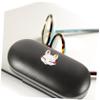 DEARMAMY Portable Glasses Case Hard Shell Dual Compartment Design for Eyeglasses and Contact Lenses Storage Travel Glasses Box view 4