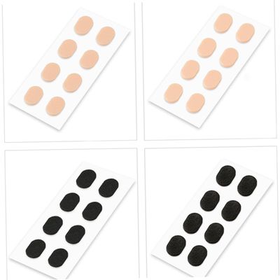 PACKOVE Black Sponge Self Adhesive Glasses Nose Pad Cushion 10pcs