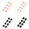 PACKOVE Black Sponge Self Adhesive Glasses Nose Pad Cushion 10pcs view 1