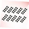 PACKOVE Black Sponge Self Adhesive Glasses Nose Pad Cushion 10pcs view 3