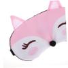 Funny Eye Mask 2pcs Silk Cute Cartoon Fox Sleeping Mask view 3
