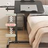 Over The Bed Desk,( Bedtable, Portable Overbed Table Hospital Bed Table Adjustable 23" to 37" H, Rolling Laptop Table Tray with Locking Wheels, Hospital and Home Use (Color : Maple Color)) view 3