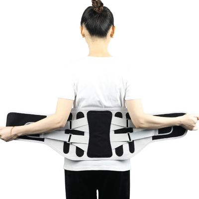 Morain Ergonomic Lower Back Brace with Lumbar Pad Breathable Lumbar Belt Back Adjustable Lower Back Waist