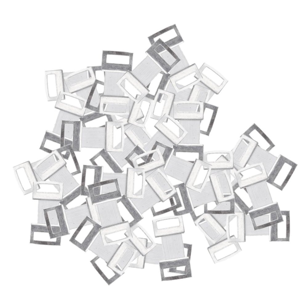 CALLARON 100pcs Aluminum Buckle Clips Stretch Wrap Gauze Wrap Clips for Gauze and Use