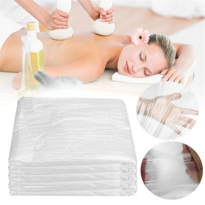 100pcs Bed Sheet Covers Couch Cover for Massage Tables Bed Plastic Bed Sheet Beauty Treatment Waxing Protect for Massage Tables