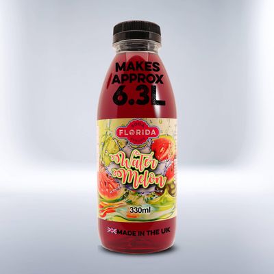 Florida Syrups Flavours Compatible with Sodastream Machines - Soda Drink Flavourings 330 ml (Pack of 1), Watermelon Sugar