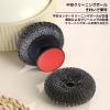 Pot Brush - Dish Scrub Brush | Heavy Duty Kitchen Scrubber | Stainless Steel Cooking Brush | Non Slip Cleaning Scrubber with Handle Palm Scooping Pad for Stove, Grill and Griddle view 4
