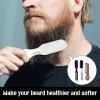 3PCS Professional Barber Kit, Comb, Clipper Cleaning Brush, Beard Comb Set, Suitable for Salon & Home Hair Styling Tools (Black,Silver,Brown) view 4
