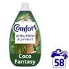 Comfort Ultra Fresh & Protect Coco Fantasy Fabric Conditioner with Pro-Fibre Technology Protects Colour and Shape 58 washes(870 ml) - Case pack of 6 view 2