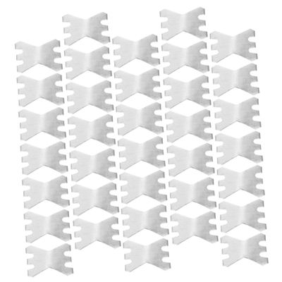 COLLBATH 100pcs Bandage Clips Compact Aluminum Bandage Fixator Portable Essential for Outdoor Use