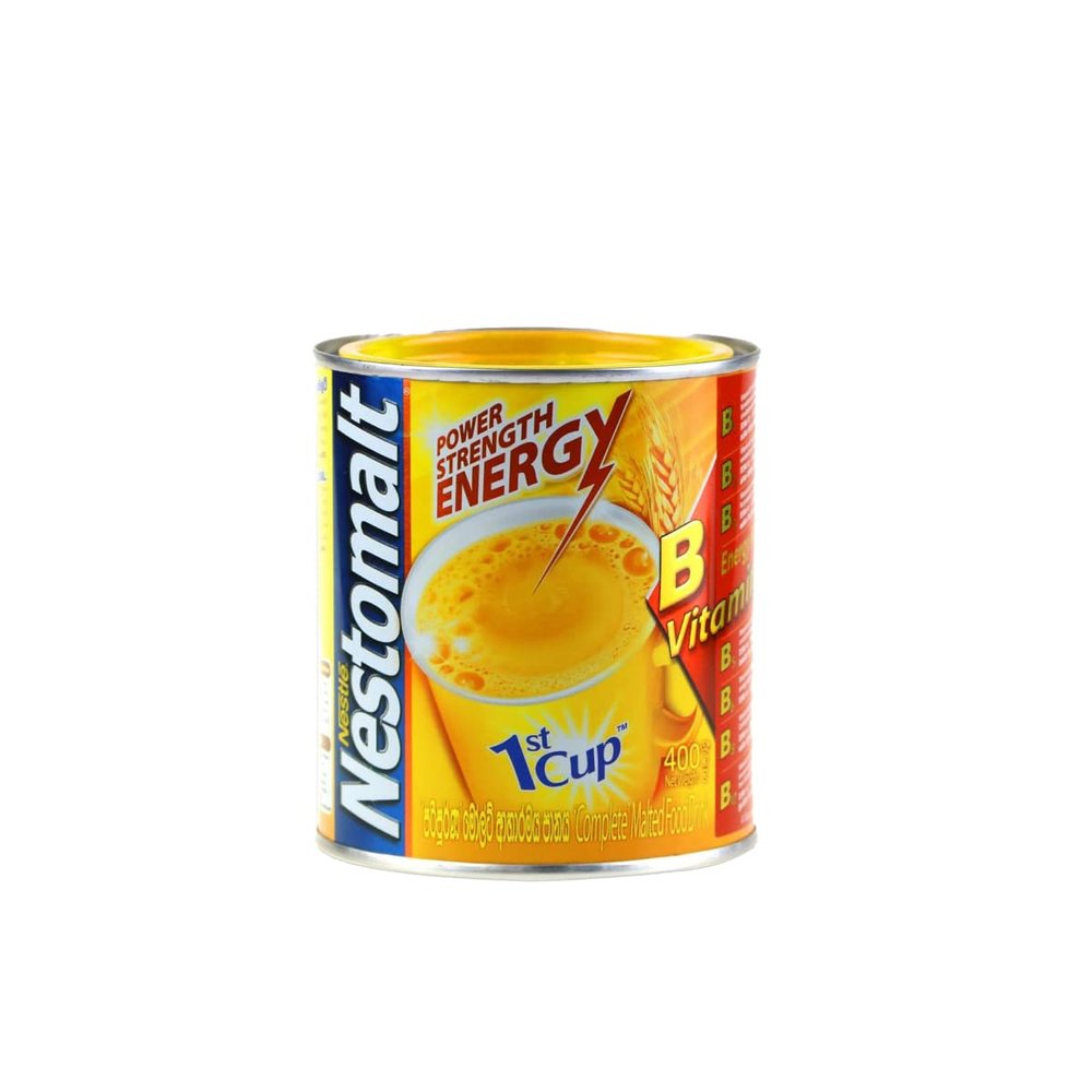 Nestomalt NES, tle's 400g Energizing Malted Drink Source of Strength and Vitamins Quick Energy Boost Tasty, Wholesome and Easy to Prepare Srilankan Origin Pack of 1